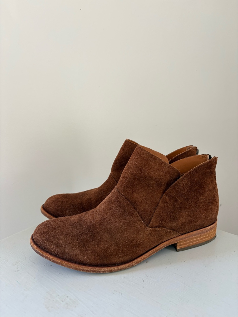 Kork-Ease Ryder Suede Booties Size 10